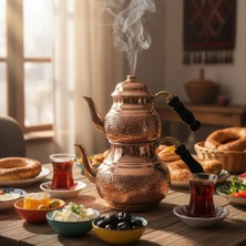 Yardımcı Bakır Bakır Tuğra Çaydanlık