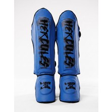 Hercules Mavi - Çiçek Desenli Kaval Koruyucu | Shin Guard