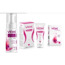 Viaxi Beyazlatıcı Krem 50ML+ Intim Köpük 100 Ml+ Intim Mendil 10'lu