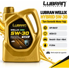 Lubran Wellıx Hybrıd  5W-30 4lt