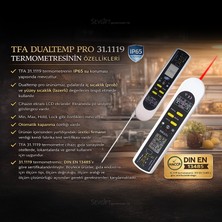 Sevgift Tfa 31.1119 'dualtemp Pro' Lazerli ve Problu Termometre