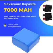 Ümit Maker Mova Z60 Ultra 7000 Mah 14.4V Robot Süpürge Batarya