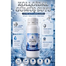 Kolloidal Gümüş Suyu 50 Ppm Katkısız Formül 1000 ml