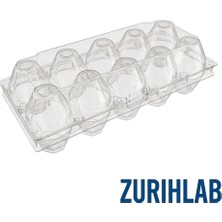 Zurihlab Zurıhlab Yumurta Viyolü 10'lu 125 Adetli - Plastik Yumurta Taşıma ve Saklama Viyolü