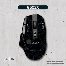 Silabor G502X Uyumlu Mouse Grip Tape – Kaymaz Tutuş Bandı, Dekoratif Koruyucu Kaplama Sticker SY-036