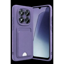 Cotton Soft Xiaomi Redmi Note 15 Pro 5g Kelvin Kartvizitli Silikon - Lila