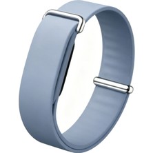 Maks Technology Google Fitbit Air Uyumlu Kordon Metal Ayarlanabilir Tokalı Yumuşak Premium Silikon Kayış Maks