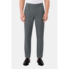 Sabri Özel Haki Pamuklu Regular Fit Normal Bel Chino Pantolon