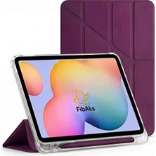 Fibaks Samsung Galaxy Tab S9 FE/S10 Fe 10.9 Inch Uyumlu Kalem Bölmeli Katlanabilir Standlı Koruyucu Kapak