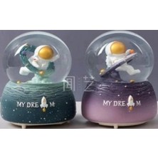 Pileli Store Astronot Kar Küresi Orta Boy WY20K23