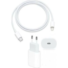 Adeyo Store Iphone 11 / 12 / 13 / 14 Pro - Pro Max Şarj Cihazı ( 20W Adaptör ve Type-C To Lightinig Kablo )