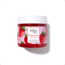 The Bath Factory Nemlendirici ve Arındırıcı Vücut Peelingi 300 gr Çilek Aromalı Canlandırıcı Etki
