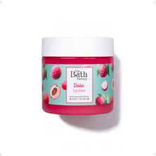 The Bath Factory 300 gr Liçi Aromalı Vücut Peelingi Nemlendirici ve Arındırıcı Özellikli