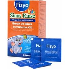 Fizyo Sinus Rinse Kids Cocuklar Icin Burun ve Sinus Temizleme Kiti 20 x 120 ml