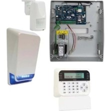 Teknim TSP-5324LCD Gsm+Gprs Kablolu 4+4 Bölgeli Alarm Seti (Aküsüz)