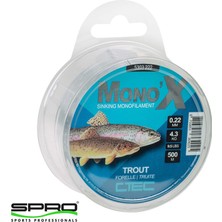 Spro C-Tec Mono x Trout 0.22MM 500M Misina 1/1