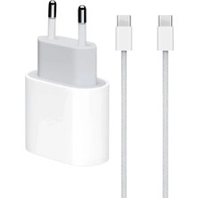 Adeyo Store 35W Type-C To Usb-C Kablo Iphone 15 Iphone 16- Serisi Uyumlu Hızlı Şarj Aleti Adaptör Kablo Set