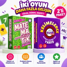 Pundit Game Kelimelerce ve Matematik Kutu Oyunu 7+ Yaş Eğitici Zeka Oyunları Seti