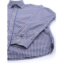 Giant Kareli Uzun Kol Erkek Gömleği - Modern Fit