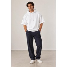Alexander Gardi Cropped Kapüşonlu Kısa Kollu Sweatshirt