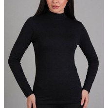 İki Yıldız Kadın Modal Boğazlı Uzun Kollu Bluz / Body 1917 3'lü Paket