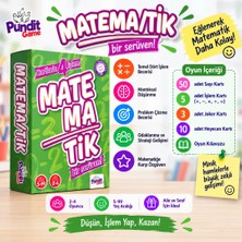 Pundit Game Matematik Kutu Oyunu Eğitici İçerik ile 5-99 Yaş Zihinden Matematik Öğrenme