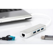 Digitus Dıgıtus Gigabit USB 3.0 Ethernet Çoklayıcı Hub (DA-70250-1)