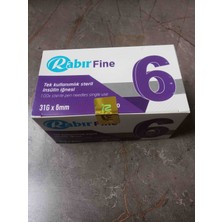 Rabır Rabir Fine 6 mm Insülin Iğnesi 100 Lu