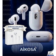 Pro 2 Nesil Birebir Asemble Kablosuz Bluetooth Kulaklık - Yüksek Ses Kalitesi ve Uzun Şarj Ömrü
