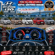 Bowie Hyundai I20 2008-2025 Için Digital Gösterge Odb Ekran Arıza Göstergesi Turbo Gösterge Hayalet Ekran