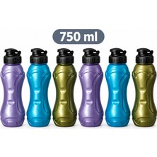 Sihome 750 ml Spor Matara Suluk – Ergonomik Tasarım, Sızdırmaz Kapaklı, Taşıma Aparatlı, Çocuk ve Yetişkin Kullanımına Uygun