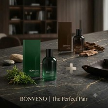 Bonveno Sport Yeşil + Bonveno Oud Kahverengi Edp 100 ml Erkek Parfüm Set