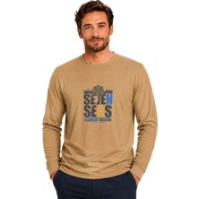 Battal Moda Battalmoda Vizon Carew Uzun Kollu Tişört M-L-Xl-2xl