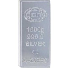 İGR AgaKuche 1000 gr 999.0 İAR Külçe Gümüş
