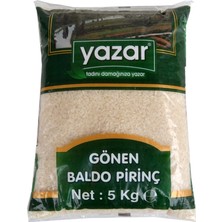 Yazar Gönen Baldo Pirinç 5 Kg Kaliteli Pirinç Sağlıklı Beslenme İçin