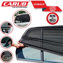 Temiz Pazar Perde Güneşlik Yancam Lastikli+Cırtlı 85X60