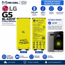 MR OWL Lg G5 Uyumlu BL-42D1F 2800 Mah 3.85V Li-Ion Batarya