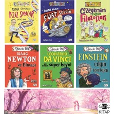 Dna Tamircisi Aziz Sancar-Öncü Bilgin Fuat Sezgin-Gezegenin Çılgın Filozofları-Isaac Newton ve Elması-Leonardo Da Vinci- Einstein 6 Kitap Set - Genç Kitap Ayraç Hediyeli