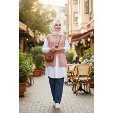 Çt Çeyizci Tekstil Çeyizlik Simli Robalı Yelek Düğmeli, Uçan Yelek Modeli Çeyizlik Yelek
