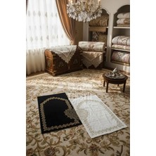 Çt Çeyizci Tekstil Kalpli Eşli Çift / Gelin Damat Bohçası Çeyizlik Seccade 2li Seccade
