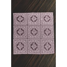 Çt Çeyizci Tekstil Vitrin Peçetesi Dantel Masa Peçetesi 8 Adet