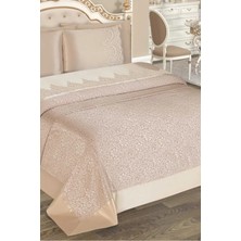 Rm Elena Home Çift Kişilik Selin Pike Takımı 6 Parça Cappucino