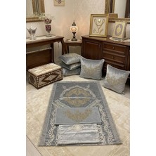 Çt Çeyizci Tekstil Nişan Seccade Takımı Fransız Dantelli 4 Parça Seccade Seti Söz Nişan Seti Seccade Takımı