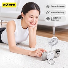 Ezere Flexcool Magsafe Manyetik Telefon Fanı – Taşınabilir Mini Vantilatör