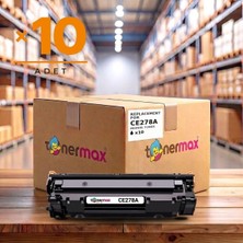 tonermax Hp Laserjet Pro P1560 Muadil Toner Çipli CE278A 10'lu 2.100 Sayfa