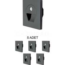 Cata CT-5170 1W Sensörlü Koridor Aydınlatması Beyaz IP20 Koruma Sınıfı - 5’li Paket