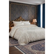 Çt Çeyizci Tekstil Çift Kişilik Pike Takımı Krem - Berfin