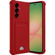 Pamukia Samsung Galaxy A17 5g Kelvin Kartvizitli Silikon - Kırmızı