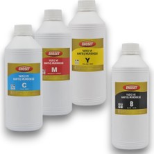 Ekoset hp GT5820 GT51 GT52 Uyumlu Mürekkep 4 renk 4x1 Litre