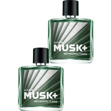 Avon Musk Metropolitano Erkek Parfüm Edt 75 Ml. Ikili Set